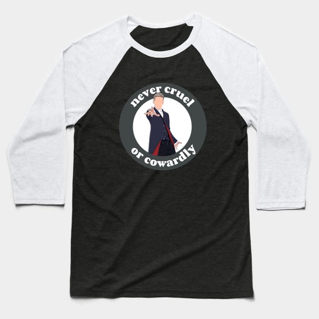 Doctor Who - 12th Doctor Baseball T-Shirt by m&a designs